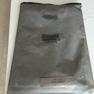 Fear of God Essentials long sleeve heather gray shirt crewneck L